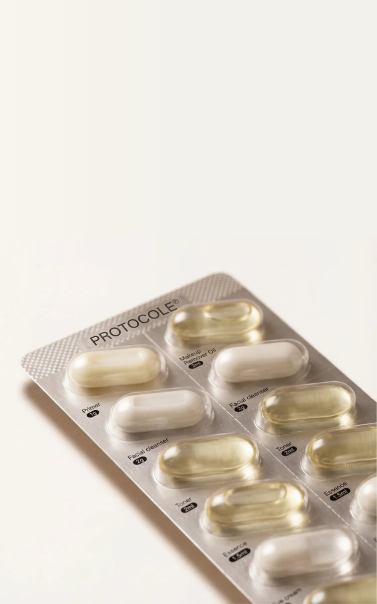 Your skincare routine. <i>One capsule at a time.</i>